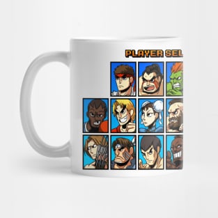 Street Fighter Player Select Mug